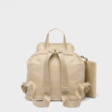 Medium Re-Nylon backpack with pouch