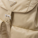 Medium Re-Nylon backpack with pouch