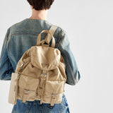 Medium Re-Nylon backpack with pouch