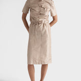 Chocolate suede loafers