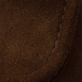 Chocolate suede loafers