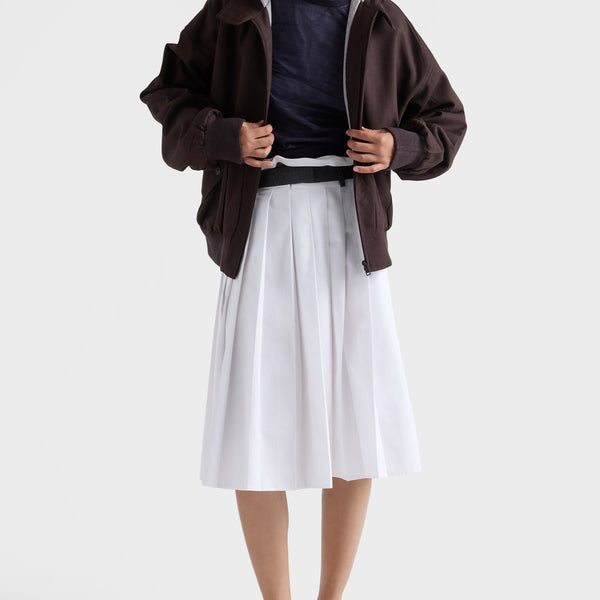 Chocolate patent leather loafers