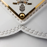 Chocolate patent leather loafers