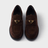 Suede loafers