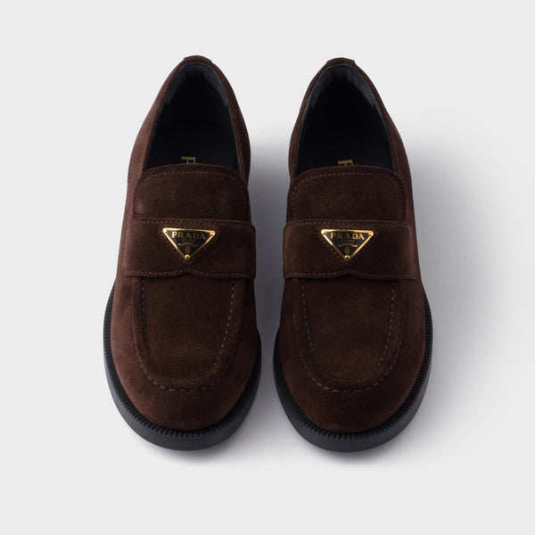 Suede loafers