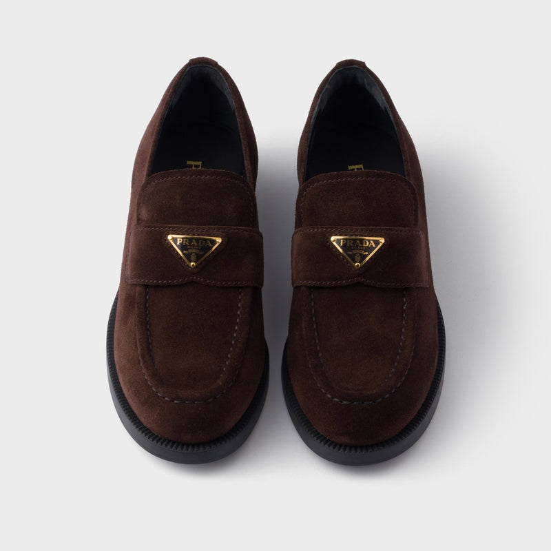 Suede loafers