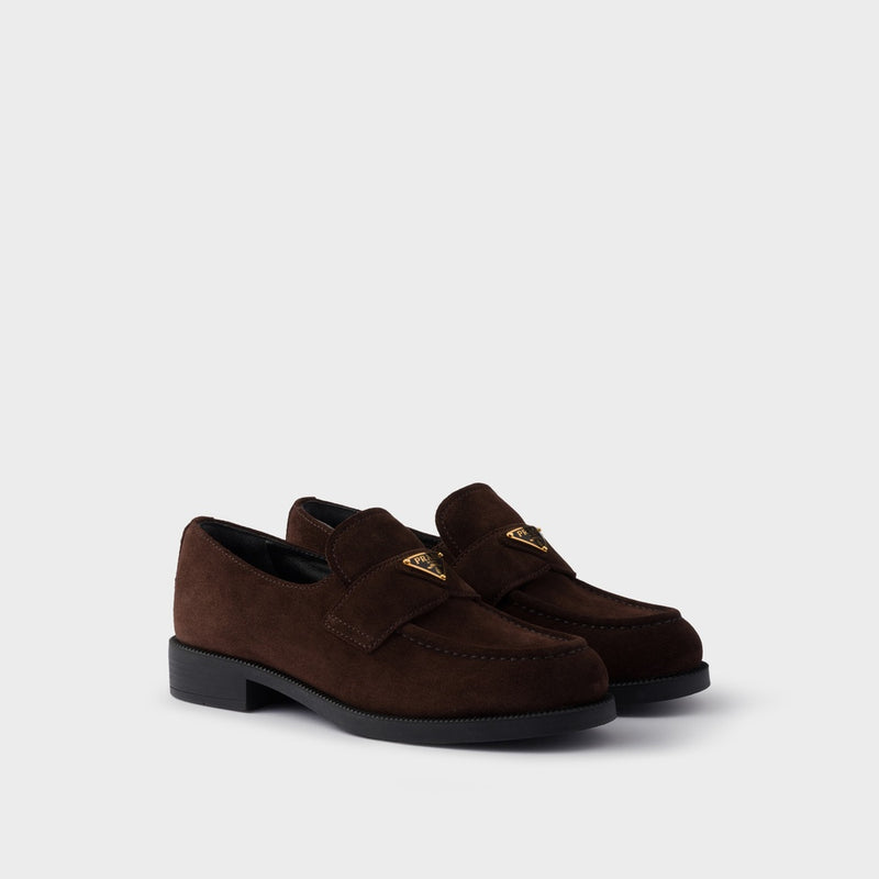 Suede loafers