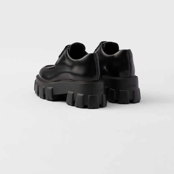 Monolith brushed leather lace-up shoes