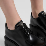 Monolith brushed leather lace-up shoes
