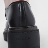 Double Chocolate leather loafers