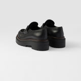 Double Chocolate leather loafers