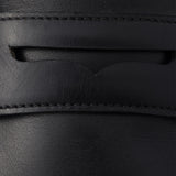 Shuffle antiqued leather loafers