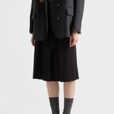 Shuffle antiqued leather loafers