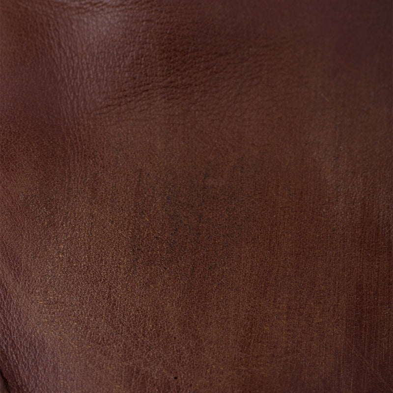 Shuffle antiqued leather loafers