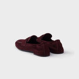 Shuffle antiqued suede loafers