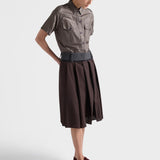 Shuffle antiqued suede loafers