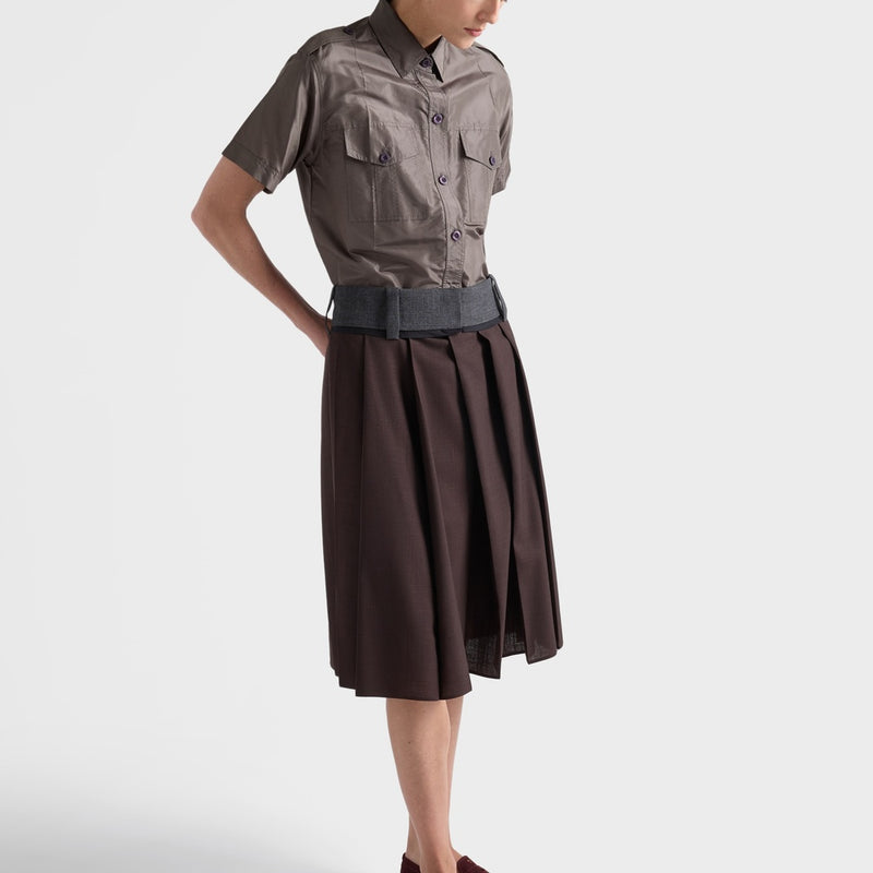 Shuffle antiqued suede loafers