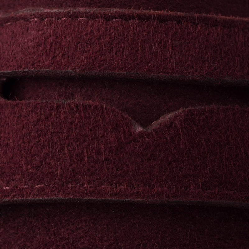 Shuffle antiqued suede loafers