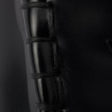 Brushed leather loafers