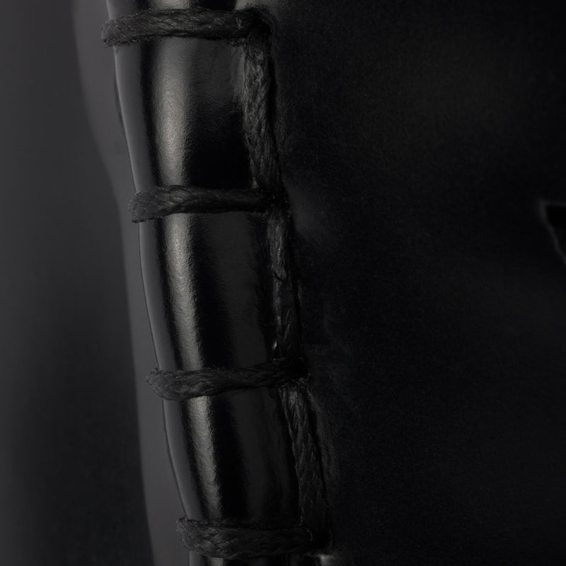 Brushed leather loafers