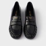 Leather loafers