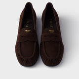 Suede loafers