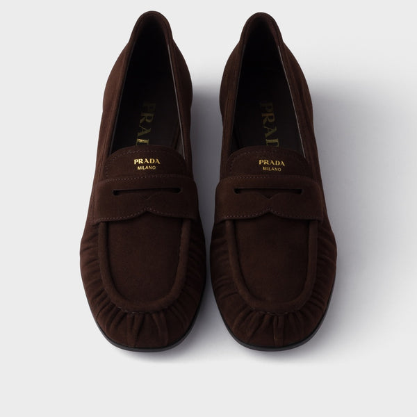 Suede loafers