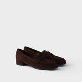 Suede loafers