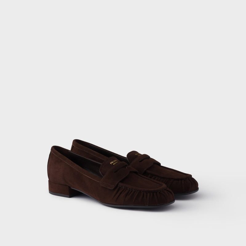 Suede loafers