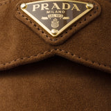 Suede and shearling loafers