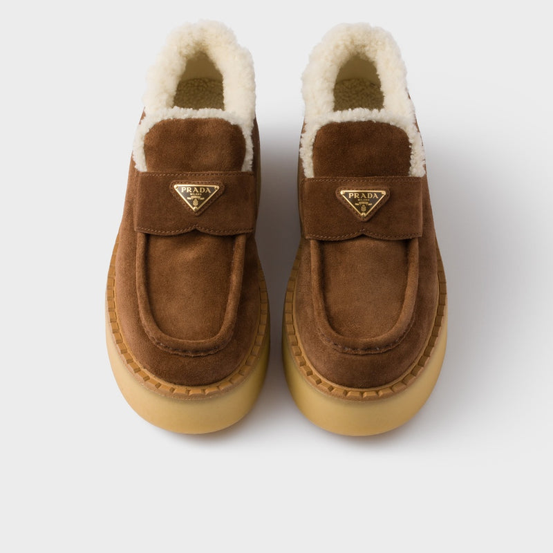 Suede loafers