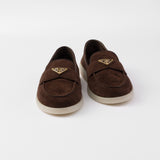 Suede leather loafers