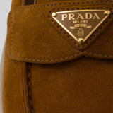 Suede leather loafers