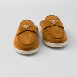 Suede mules
