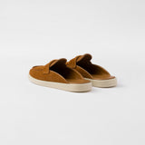 Suede mules