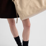 Brushed leather loafers