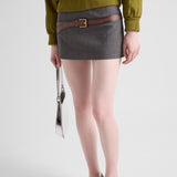 Brushed leather loafers