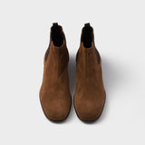 Suede booties