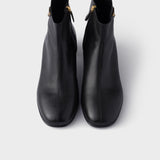 Nappa leather booties