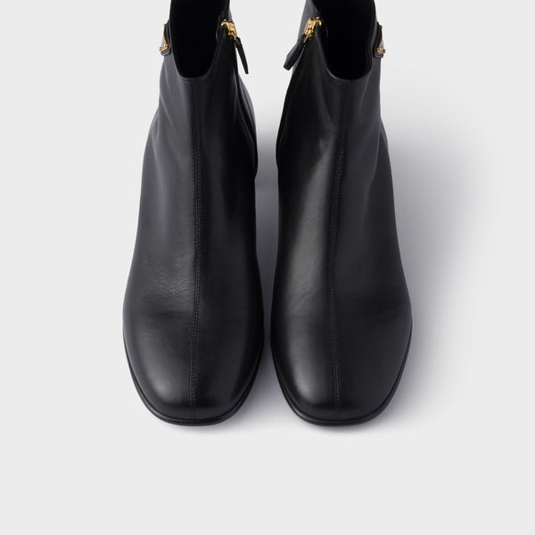 Nappa leather booties