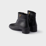 Nappa leather booties