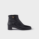 Nappa leather booties