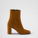 Suede booties