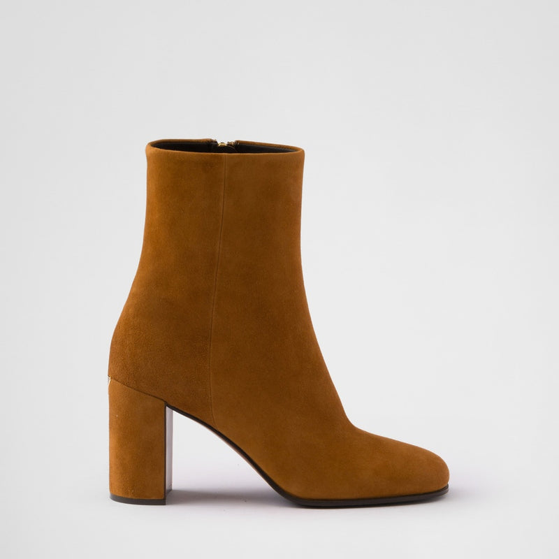 Suede booties