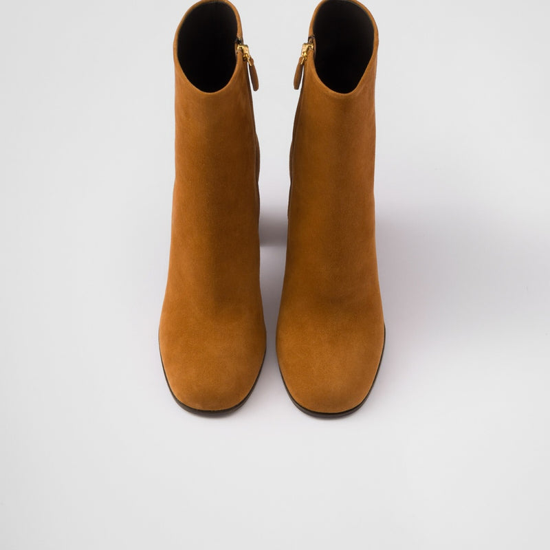 Suede booties