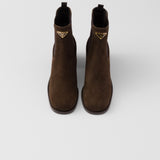 Suede booties