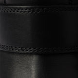 Leather and shearling booties