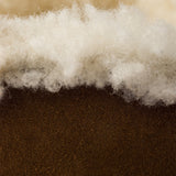 Suede and shearling booties