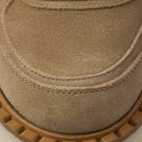 Suede mid-top sneakers