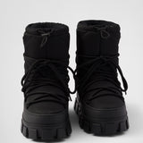 Re-Nylon gabardine après-ski boots